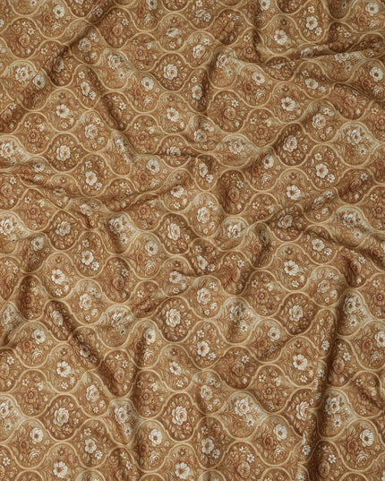 Golden Camel Cotton Lawn Printed Fabric 110cm