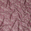 Orchid Mauve Cotton Lawn Printed Fabric 110cm