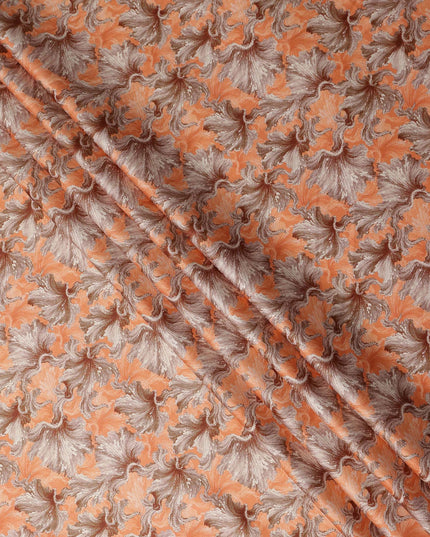 Coral Blush Cotton Satin Fabric 110cm