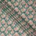 Sea Green Viscose Crepe Fabric 110cm