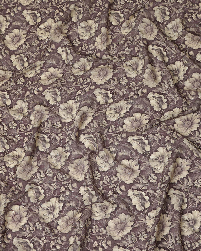 Mocha Taupe Viscose Crepe Fabric 110cm