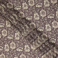 Mocha Taupe Viscose Crepe Fabric 110cm