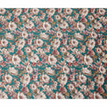 Teal Blush Cotton Satin Fabric 110cm