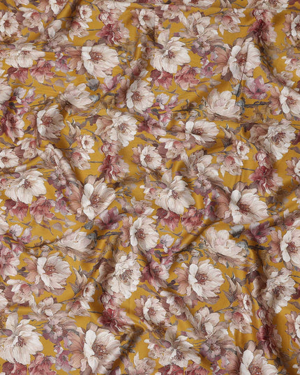 Golden Blush Cotton Satin Fabric 110cm