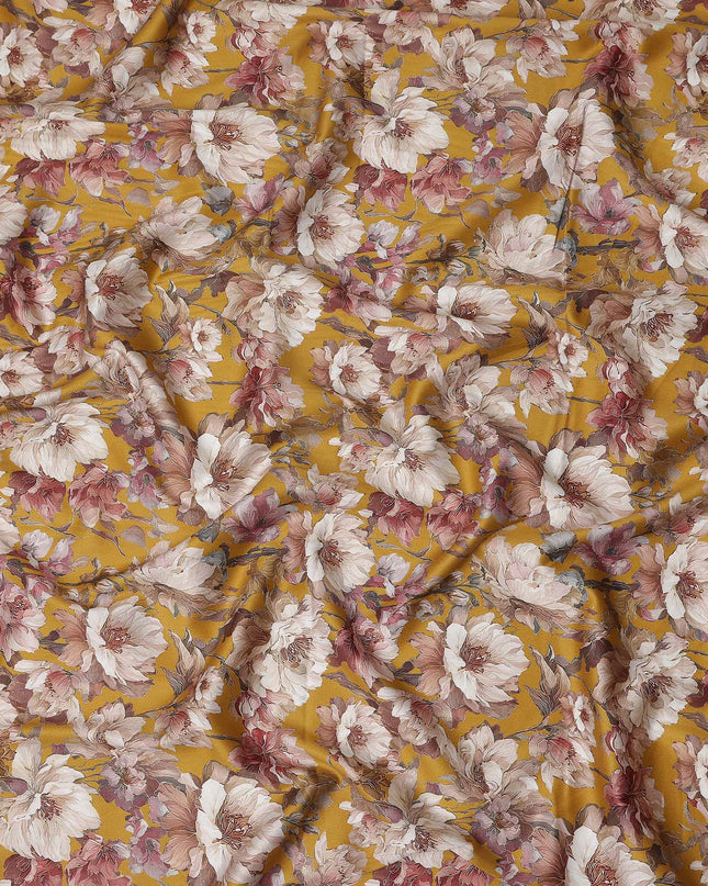 Golden Blush Cotton Satin Fabric 110cm