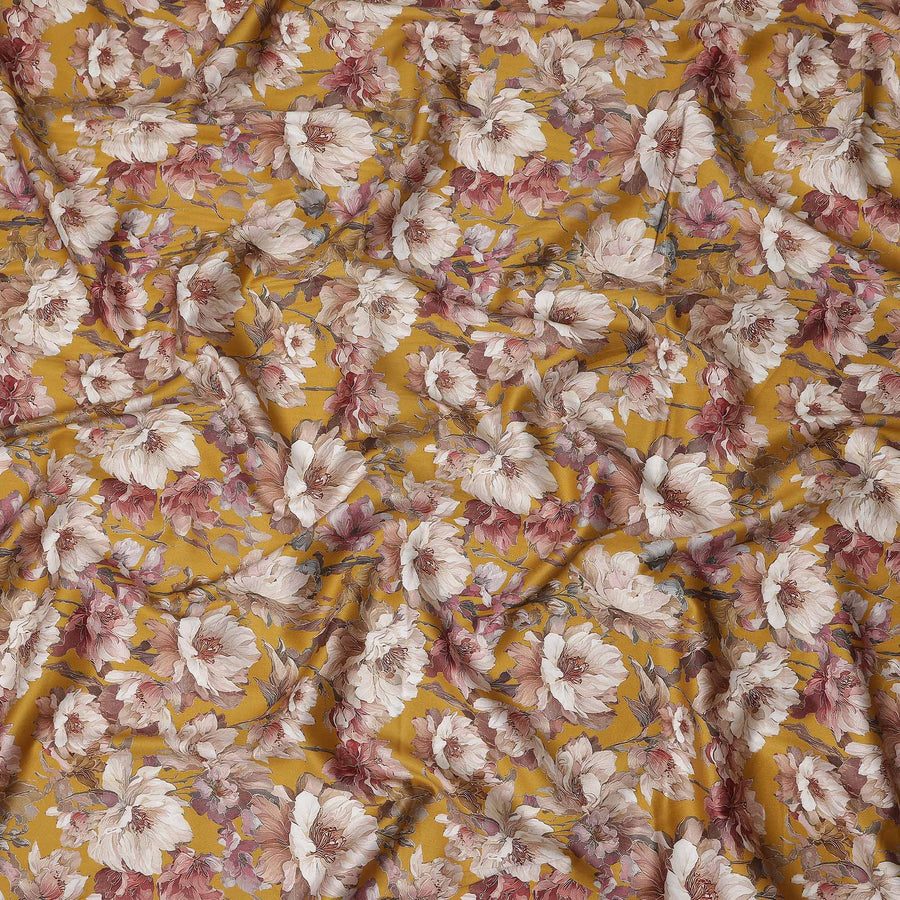 Golden Blush Cotton Satin Fabric 110cm