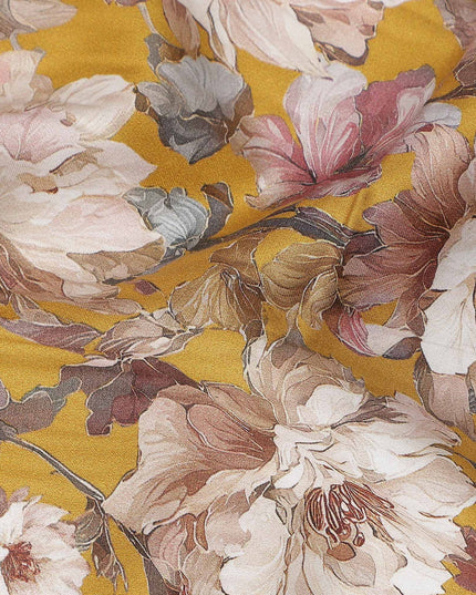 Golden Blush Cotton Satin Fabric 110cm