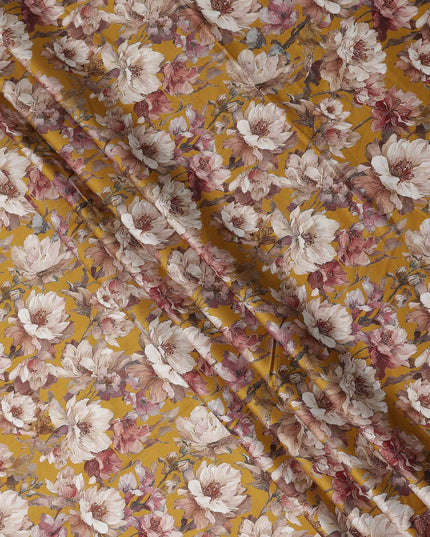 Golden Blush Cotton Satin Fabric 110cm