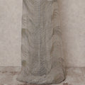 Beige Abstract Nylon Tulle Fabric 140cm