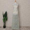 Green Abstract Nylon Tulle Fabric 140cm