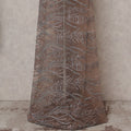 Brown Leaf Nylon Tulle Fabric 140cm