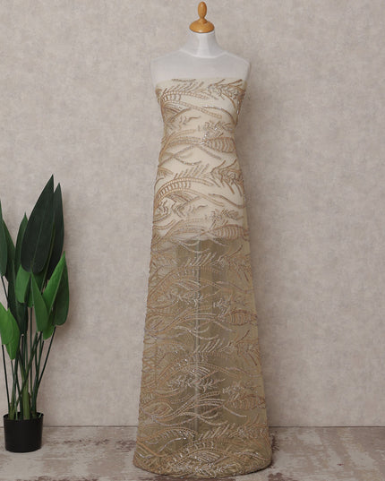 Gold Leaf Nylon Tulle Fabric 140cm
