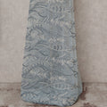 Powder Blue Leaf Nylon Tulle Fabric 140cm