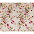 Sand Beige Floral Silk Crepe Jacquard Fabric 110cm