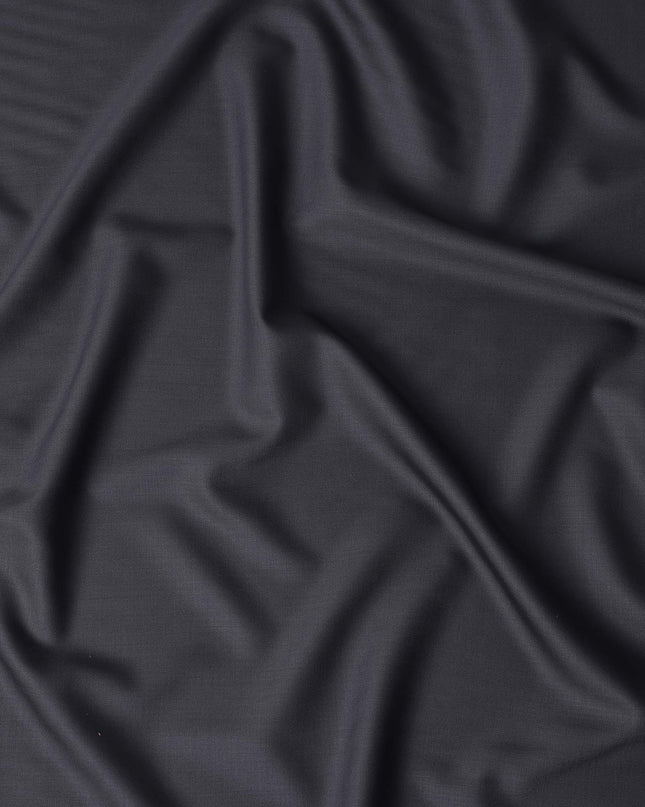 Slate Grey Wool Blend Suiting Fabric 150cm
