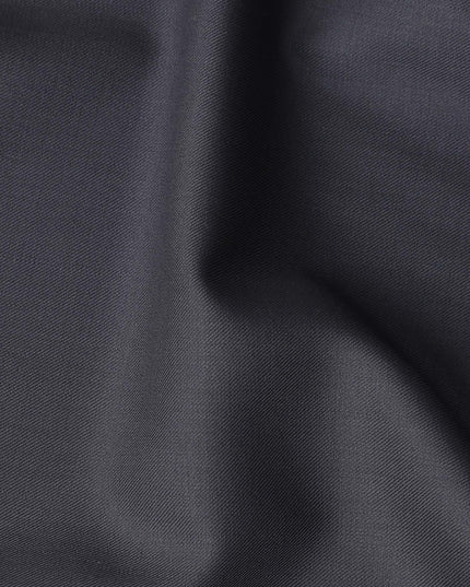 Slate Grey Wool Blend Suiting Fabric 150cm