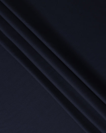Classic Navy Wool Blend Suiting Fabric 150cm