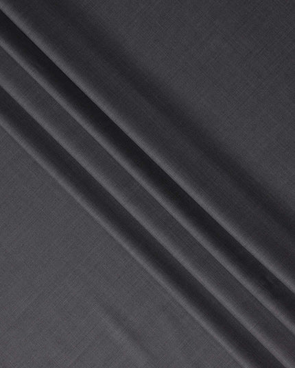 Graphite Grey Wool Blend Suiting Fabric 150cm