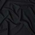 Ebony Black Wool Blend Suiting Fabric 150cm
