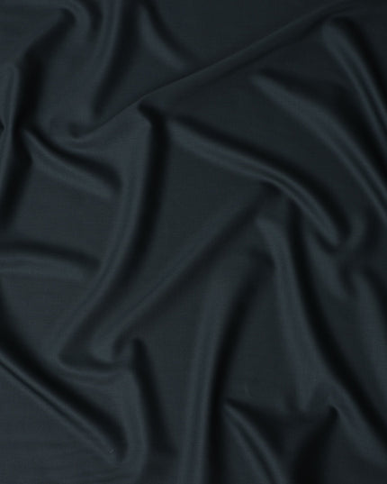 Dark Teal Wool Blend Suiting Fabric 150cm