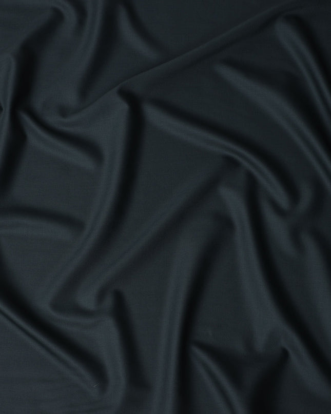 Dark Teal Wool Blend Suiting Fabric 150cm