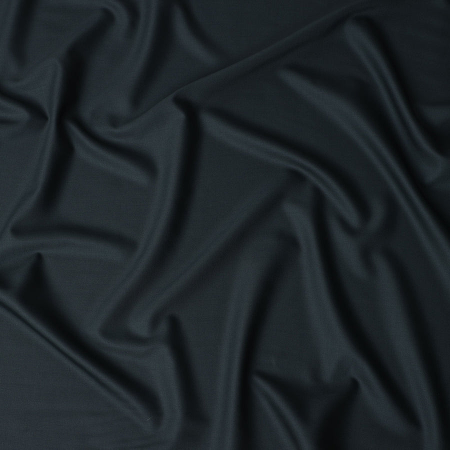 Dark Teal Wool Blend Suiting Fabric 150cm