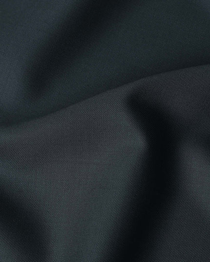 Dark Teal Wool Blend Suiting Fabric 150cm