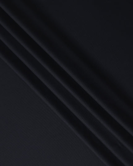 Ink Navy Wool Blend Suiting Fabric 150cm