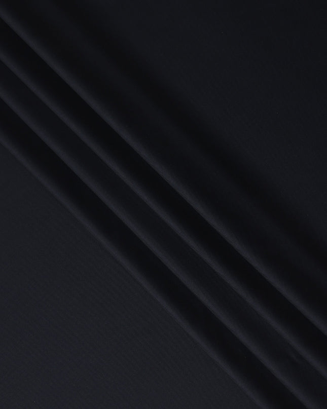 Ink Navy Wool Blend Suiting Fabric 150cm