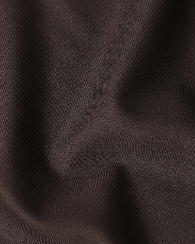 Coffee Brown Wool Blend Suiting Fabric 150cm