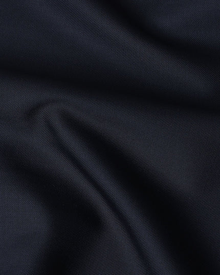 Deep Navy Wool Blend Suiting Fabric 150cm