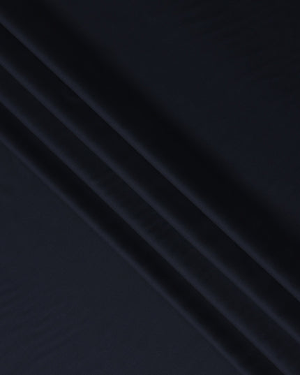 Deep Navy Wool Blend Suiting Fabric 150cm