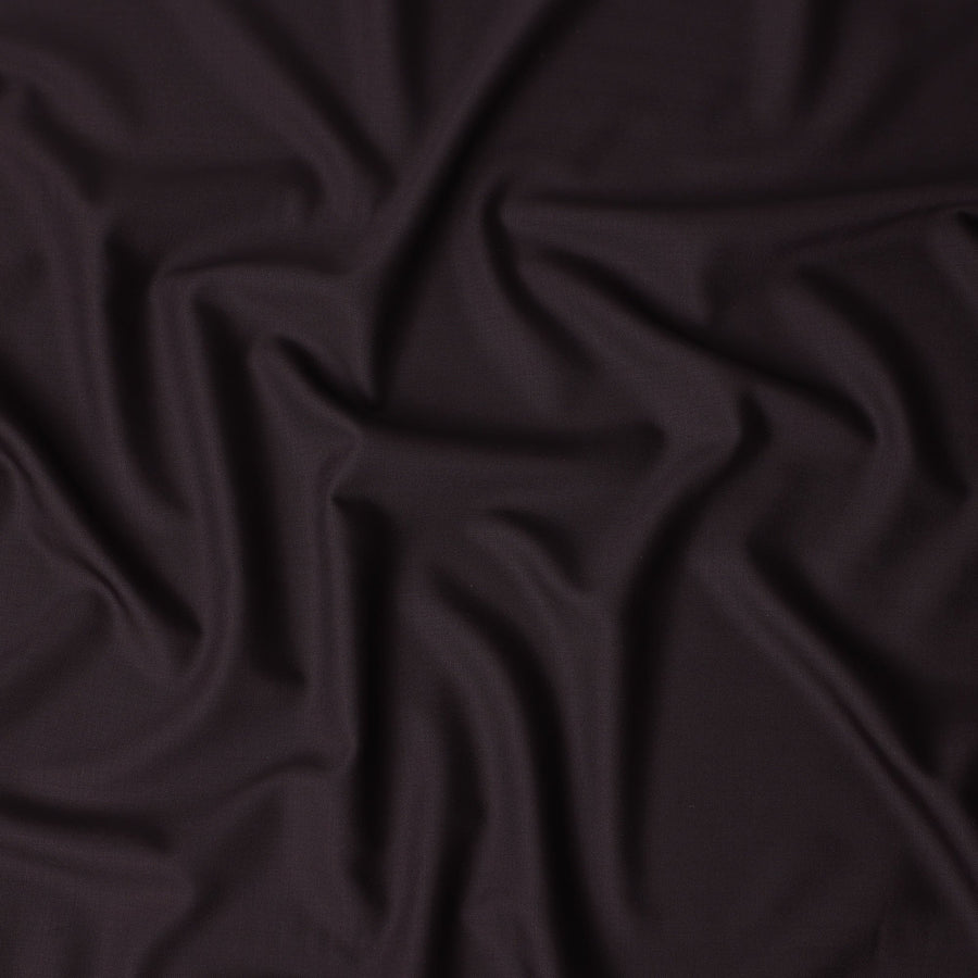 Deep Maroon Wool Blend Suiting Fabric 150cm