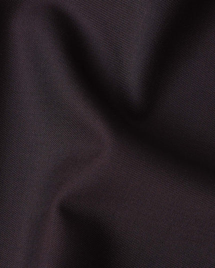 Deep Maroon Wool Blend Suiting Fabric 150cm