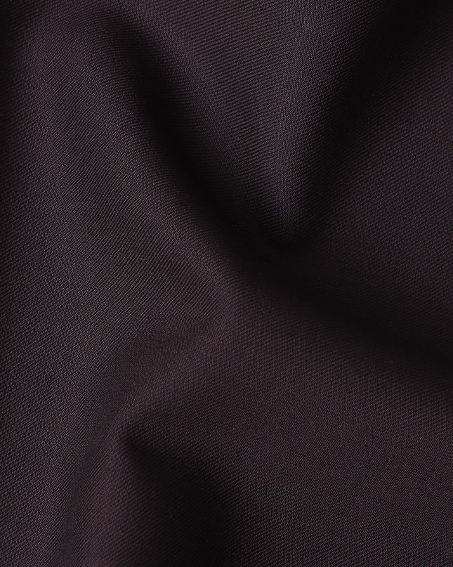 Deep Maroon Wool Blend Suiting Fabric 150cm