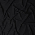 Pitch Black Wool Blend Suiting Fabric 150cm