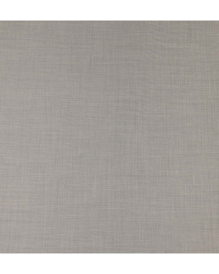 Pebble Grey Wool Blend Suiting Fabric 150cm