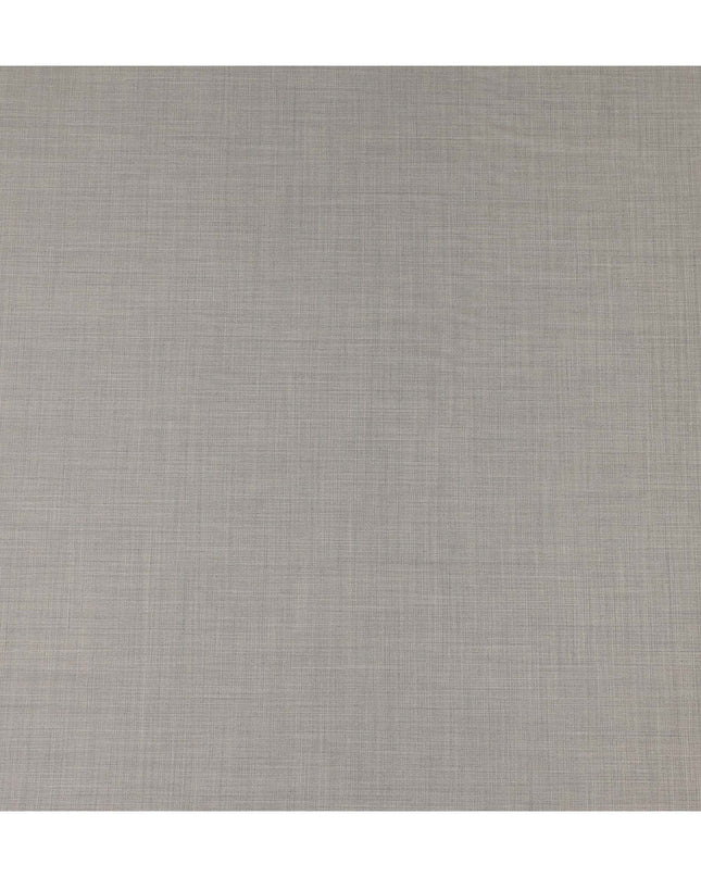 Pebble Grey Wool Blend Suiting Fabric 150cm