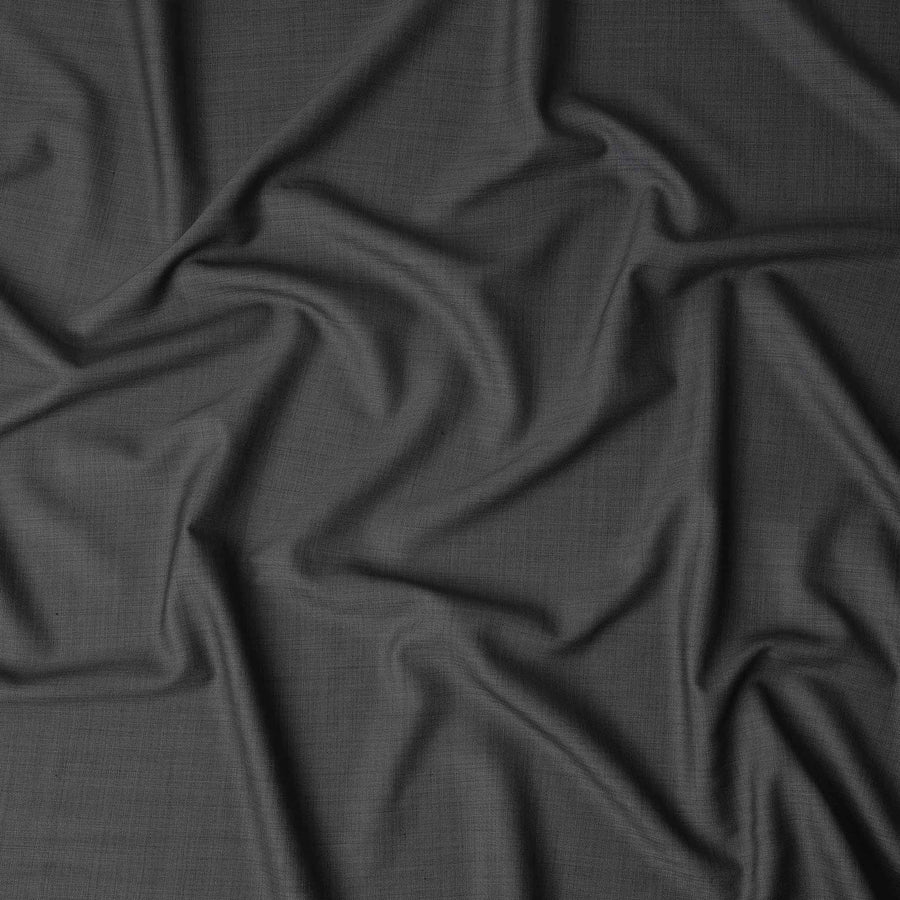 Charcoal Grey Wool Blend Suiting Fabric 150cm