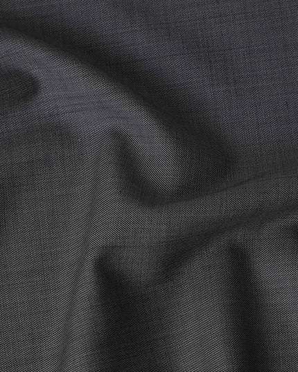 Charcoal Grey Wool Blend Suiting Fabric 150cm