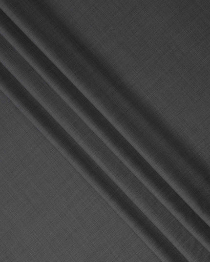 Charcoal Grey Wool Blend Suiting Fabric 150cm