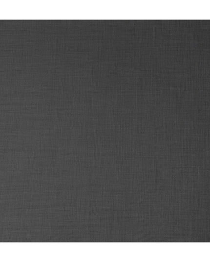 Charcoal Grey Wool Blend Suiting Fabric 150cm