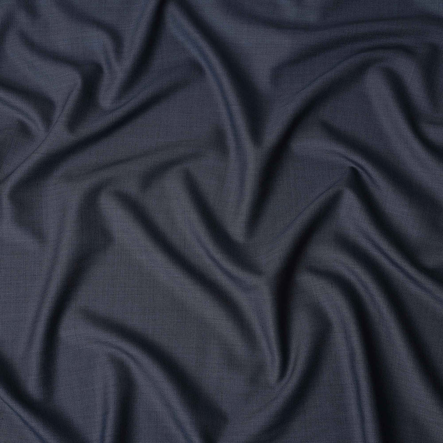 Slate Blue Wool Blend Suiting Fabric 150cm