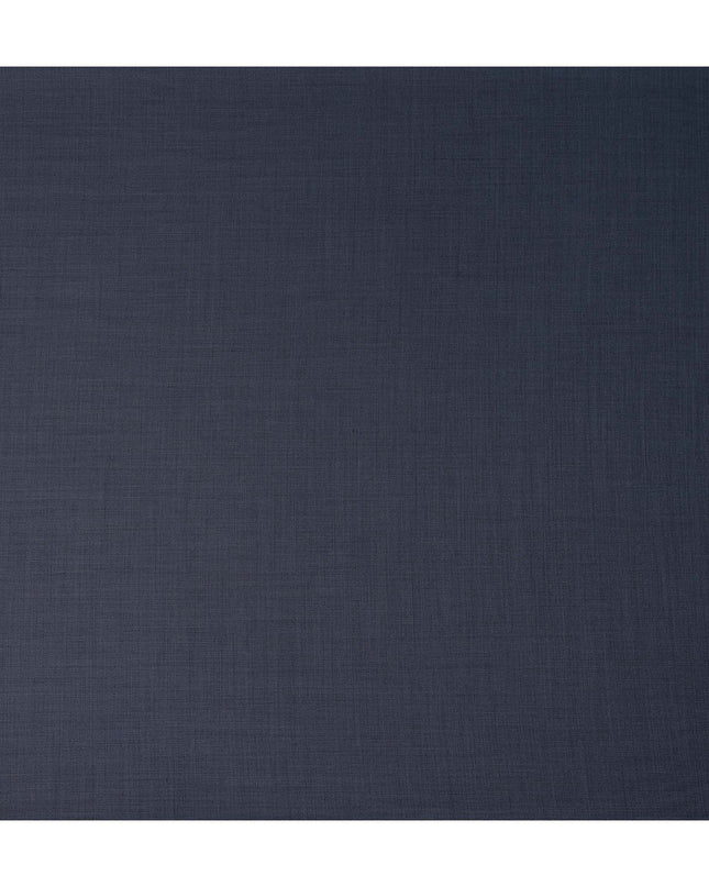 Slate Blue Wool Blend Suiting Fabric 150cm