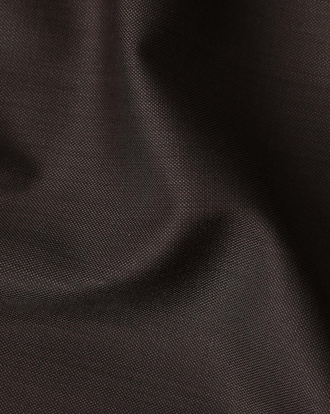 Espresso Brown Wool Blend Suiting Fabric 150cm