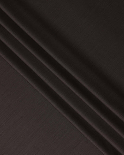 Espresso Brown Wool Blend Suiting Fabric 150cm