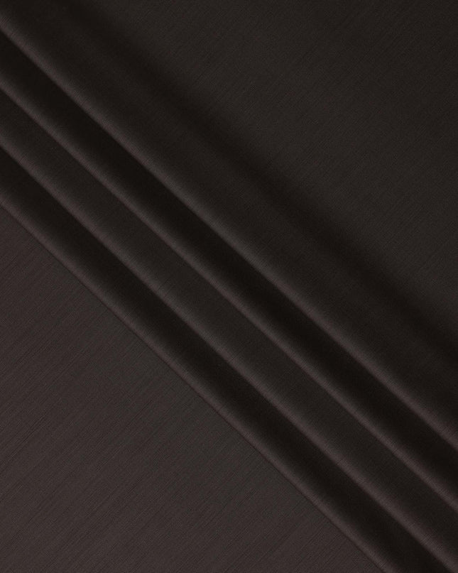 Espresso Brown Wool Blend Suiting Fabric 150cm