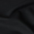 Raven Black Wool Blend Suiting Fabric 150cm