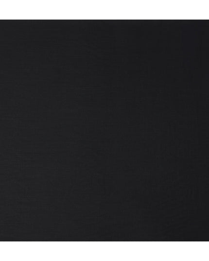 Raven Black Wool Blend Suiting Fabric 150cm