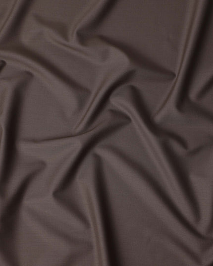 Mocha Brown Wool Blend Suiting Fabric 150cm